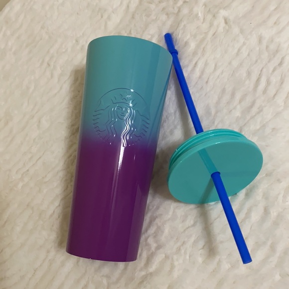 Starbucks Summer Blue/Purple/Teal ombré Tumbler - Picture 4 of 4